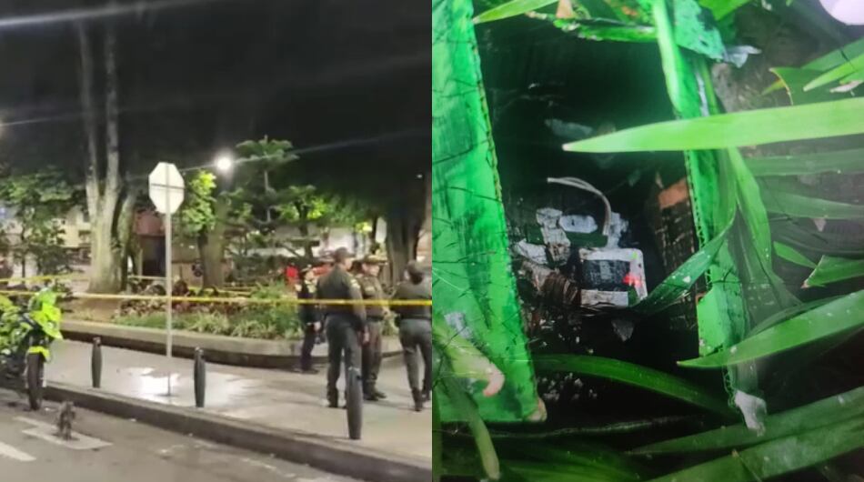 Hallan carga de explosivos con siglas del ELN en Itagüí, Antioquia.
