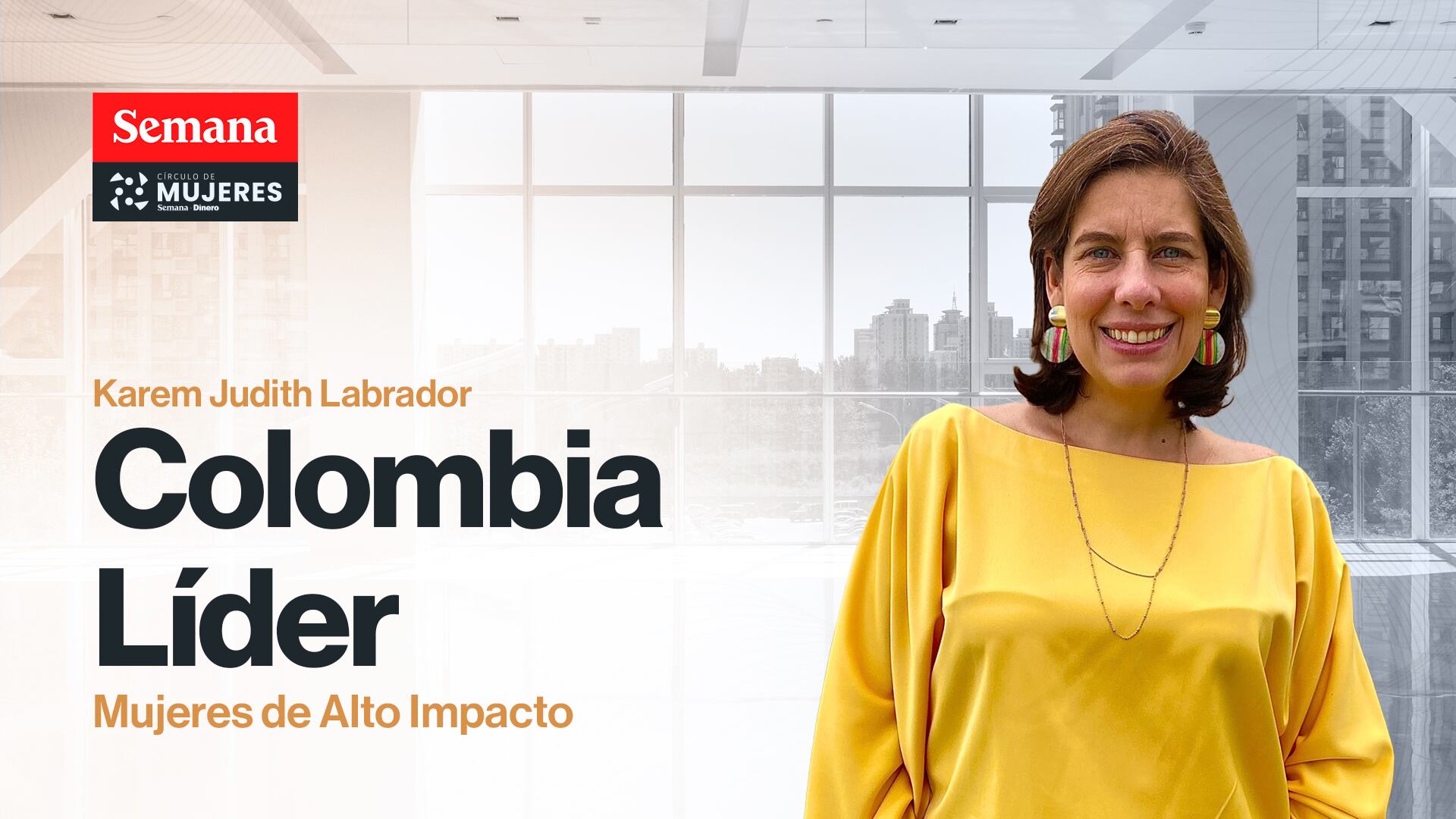 Karem Judith Labrador Araújo, directora ejecutiva de Colombia Líder.