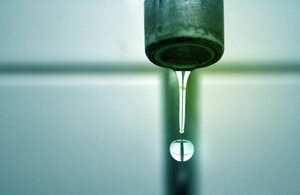 A device with a valve which can be turned on or off to control the flow of a liquid from a pipe. The faucet body is usually made of brass, though die-cast zinc and chrome-plated plastic are also used.