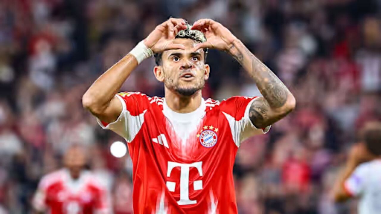 Luis Díaz con Bayern Múnich.