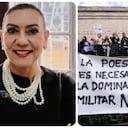 La directora del Icbf, Carolina Restrepo, y las protestas del Museo Nacional.