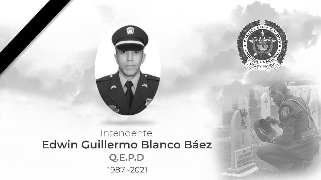 Policía asesinado en Antioquia