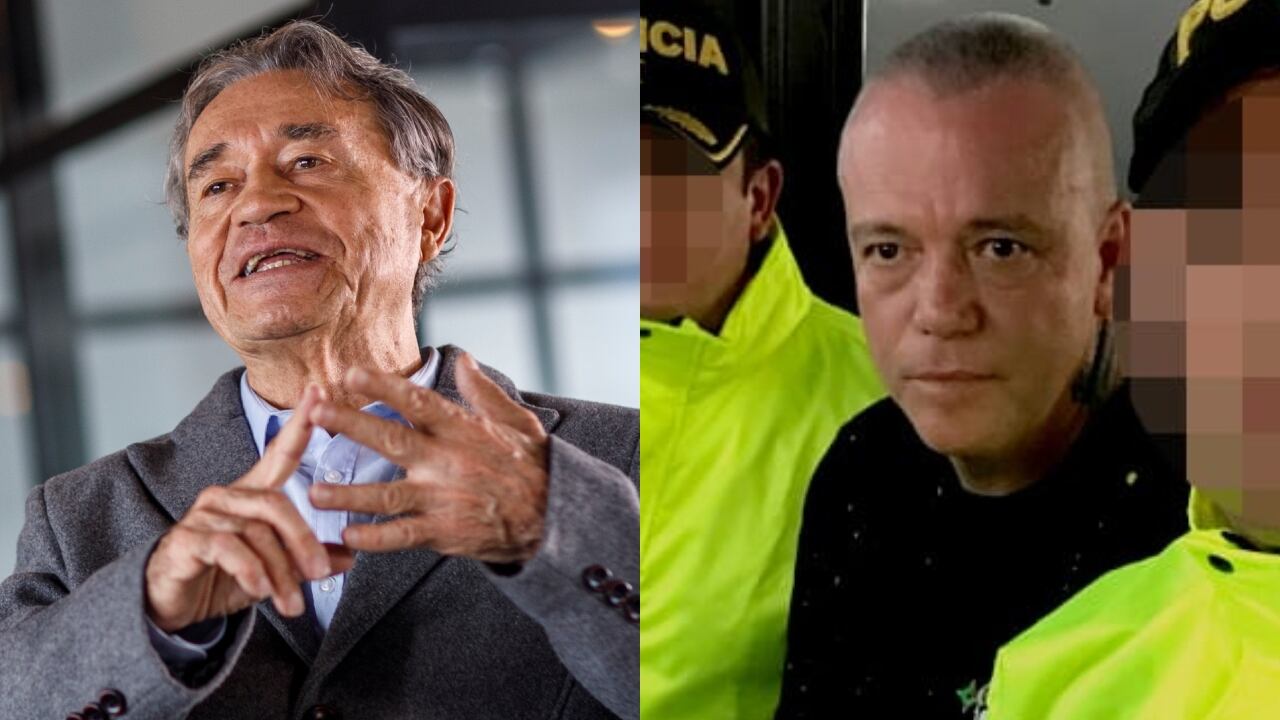 De izquierda a derecha:Carlos Lehder y Jhon Jairo Velásquez Vásquez.