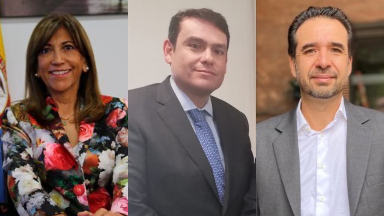 Martha Lucía Zamora, César Méndez y Juan Pablo Estrada.