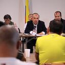 La reunión del Gobierno con líderes de los taxistas.