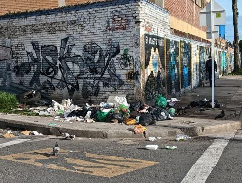 Puntos críticos de basura en Bogotá
