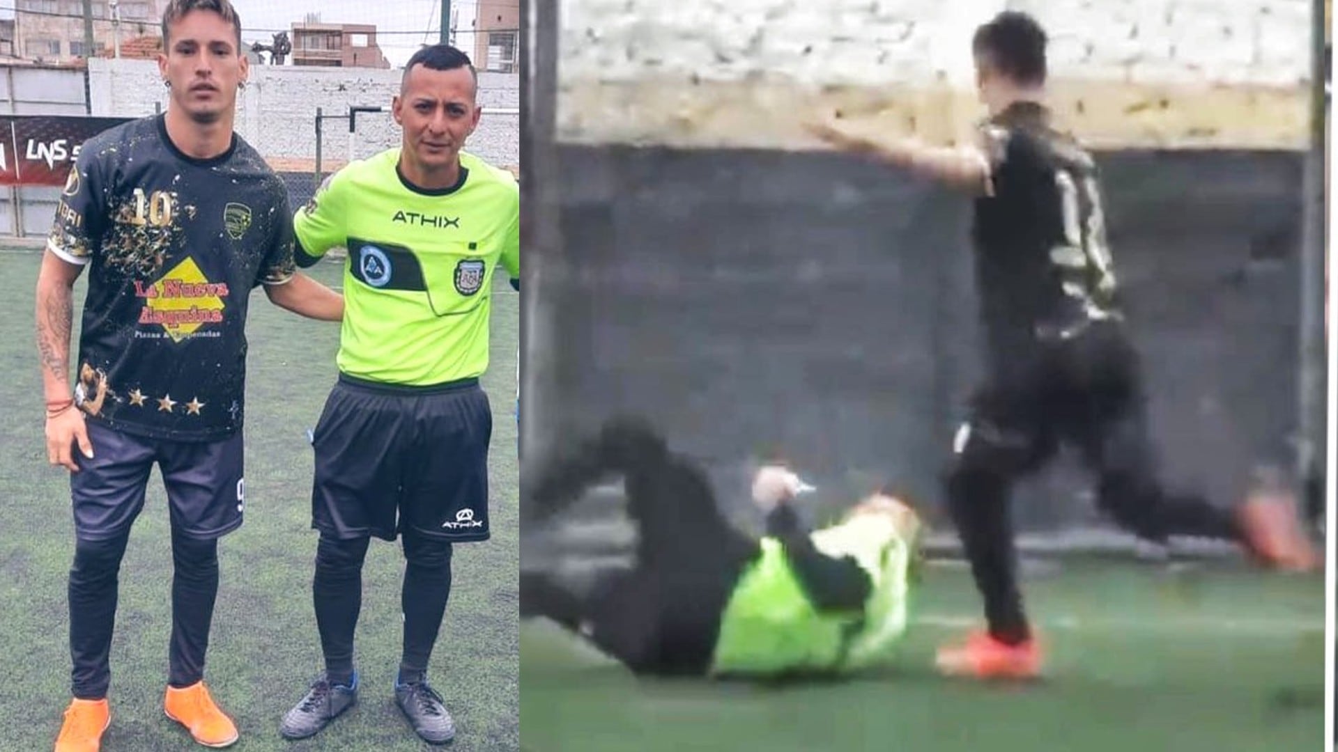 El joven de 24 años lanzó varios puños y una pata a la nuca del juez cuando este estaba en el suelo.