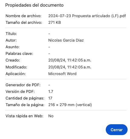 Metadata del documento