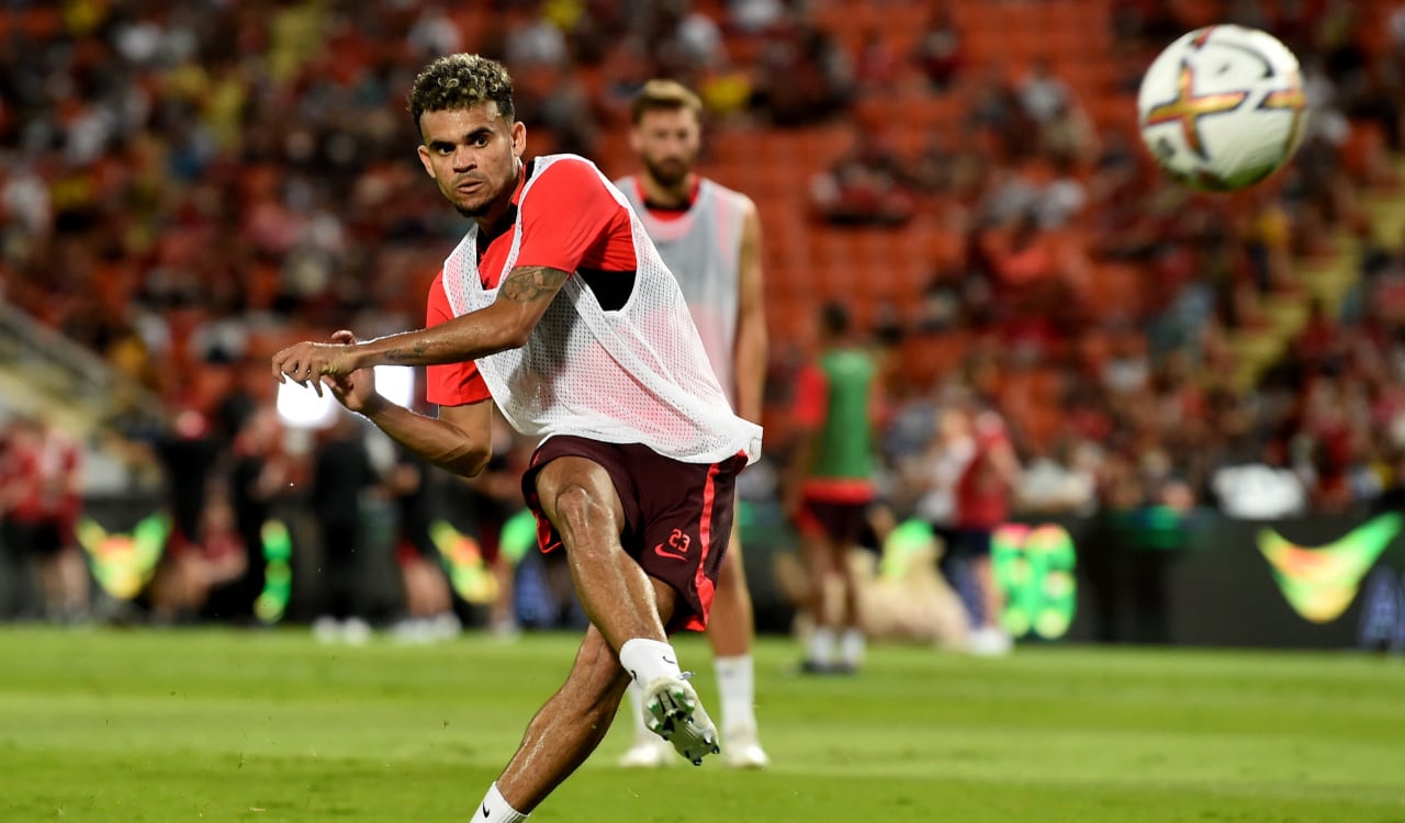 Luis Díaz completa su primera pre temporada con el Liverpool desde su llegada al club
