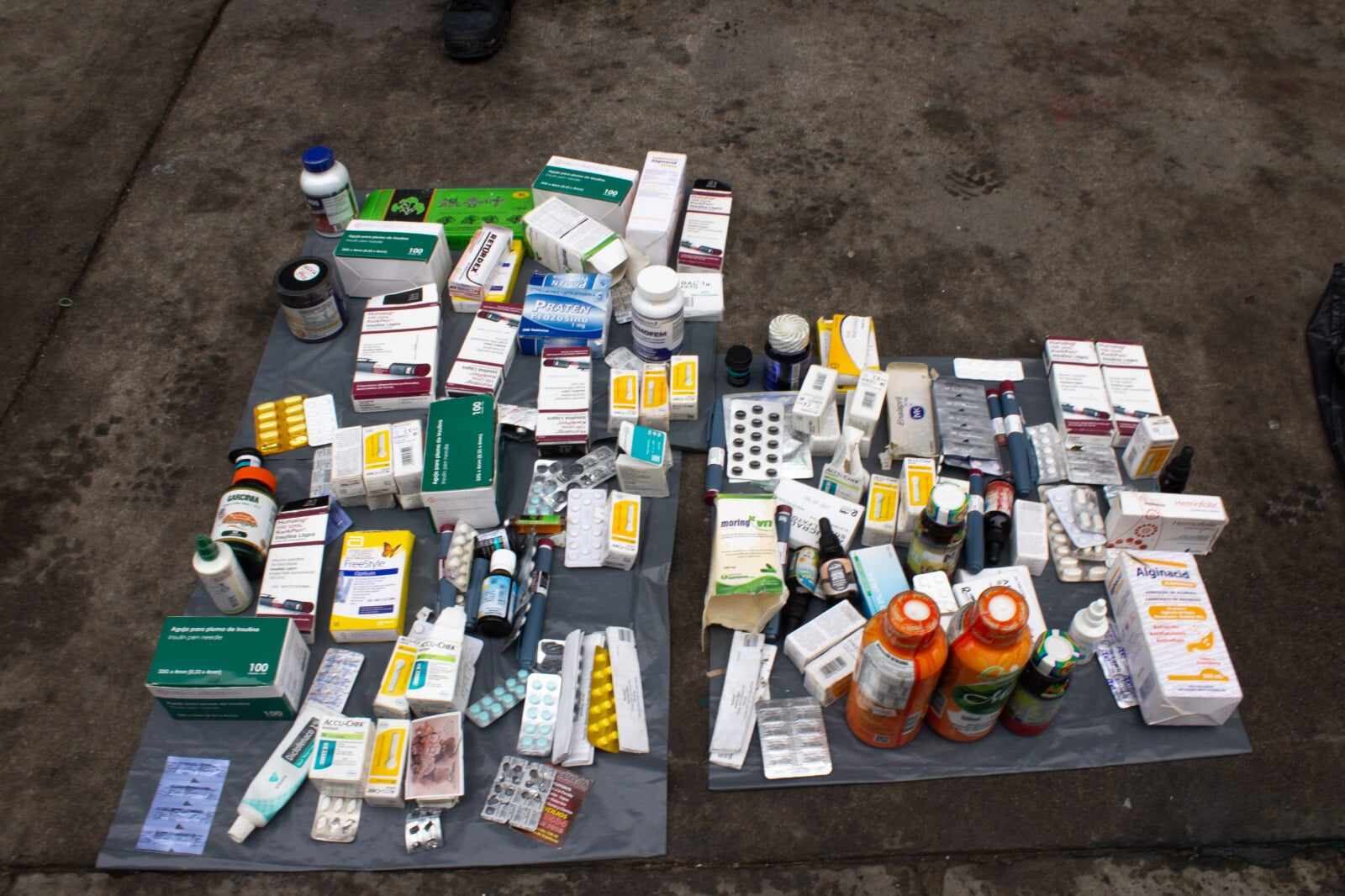 Medicamentos incautados en María Paz