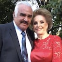 Vicente Fernández y su esposa Cuquita Abarca.