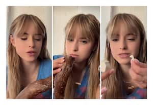 Su reacción se viralizó en TikTok.