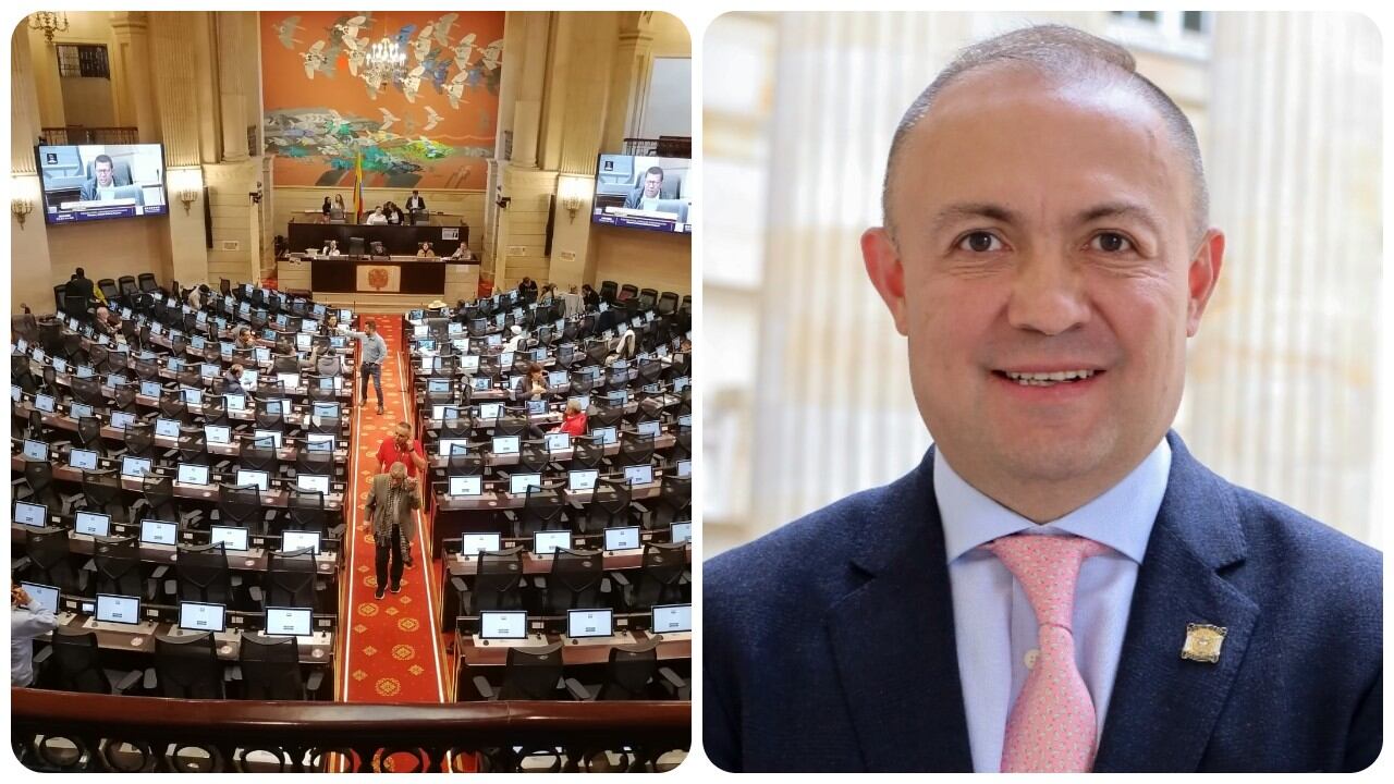 El representante Néstor Leonardo Rico es el candidato de Cambio Radical para la presidencia de la Cámara.