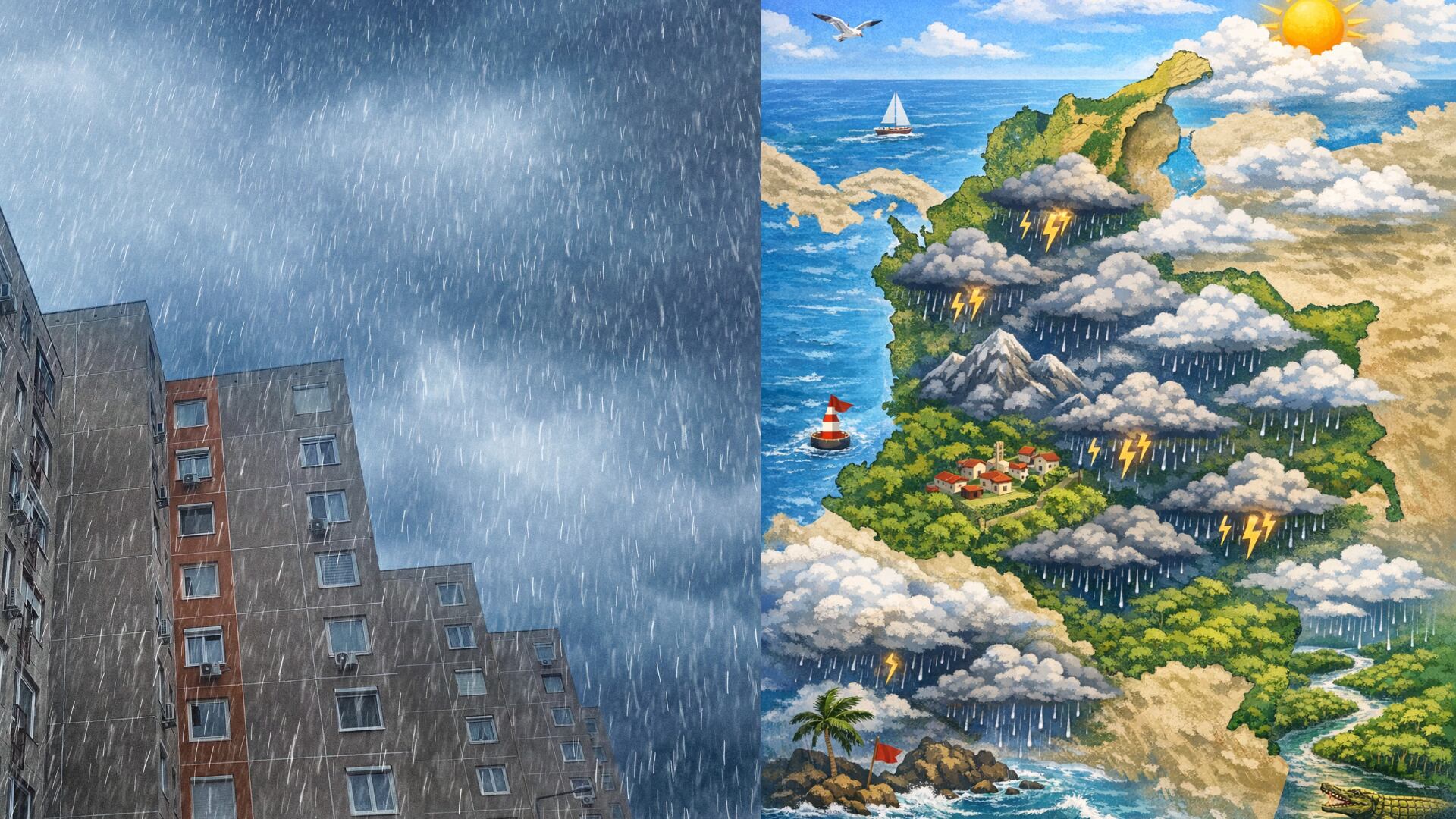 Colombia bajo distintas condiciones climáticas: precipitaciones, zonas secas y alertas por fenómenos naturales