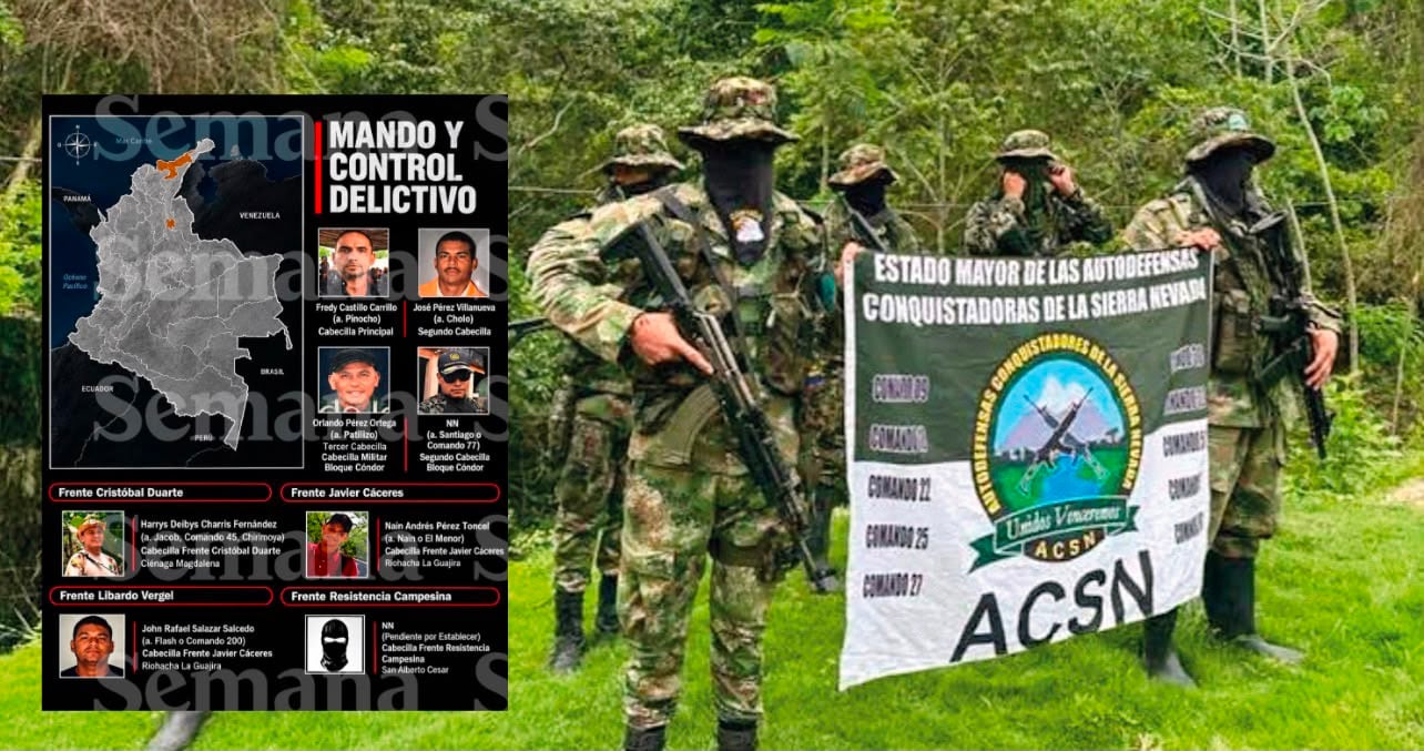 Línea de mando y control del Los Pachenca.
