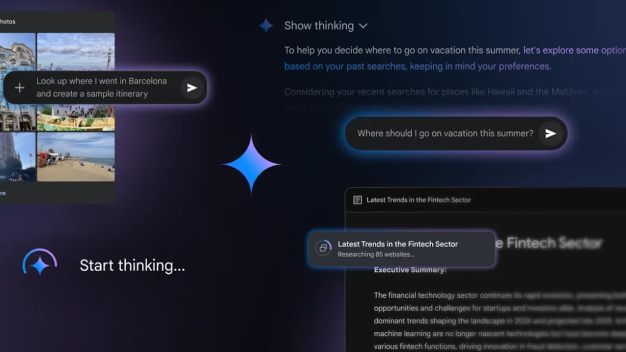 Google actualiza Gemini IA con nuevas opciones de personalización e investigación avanzada.