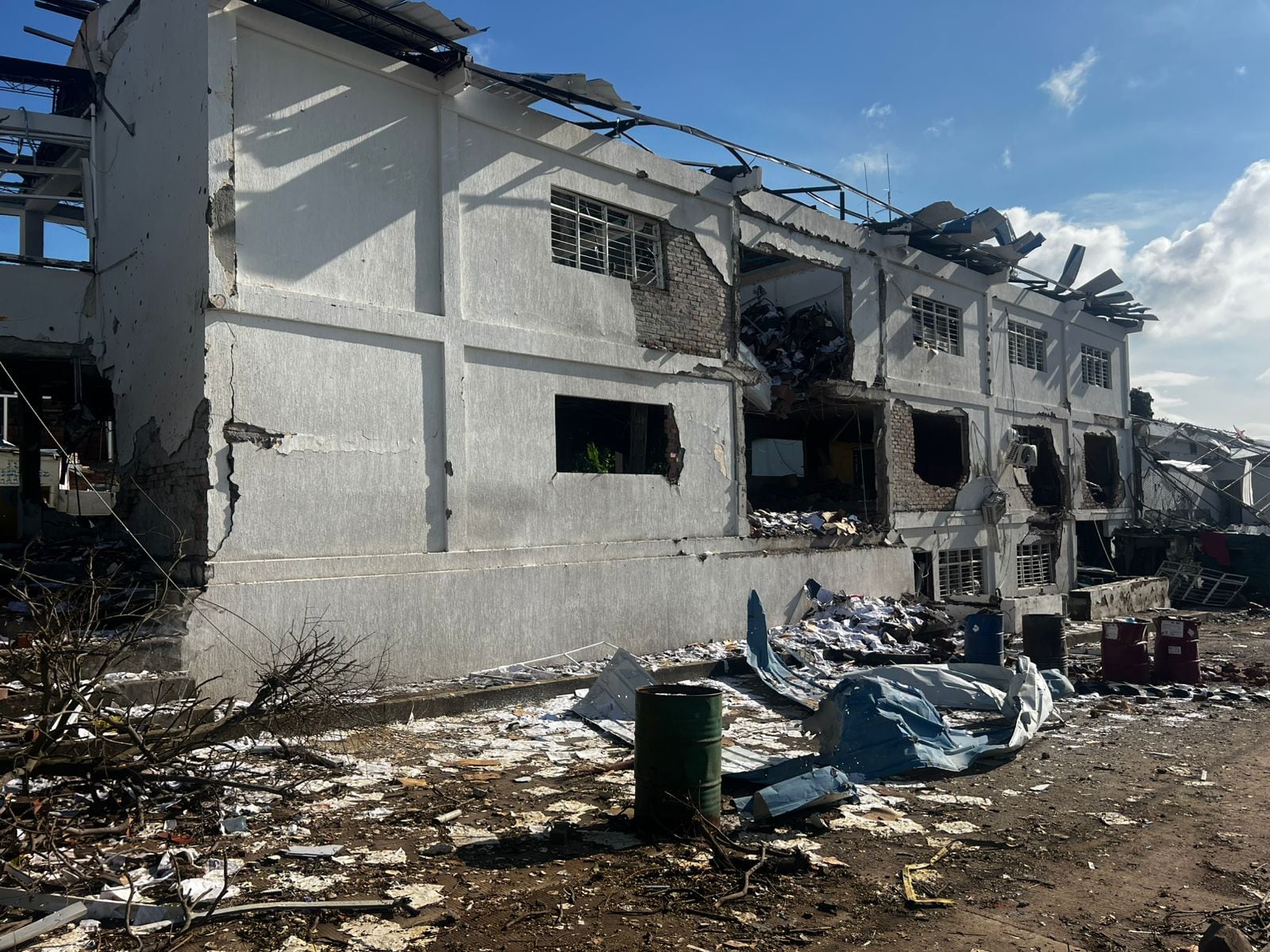 El municipio de Buenos Aires en el departamento de Cauca quedó destruido