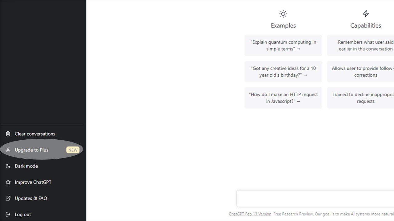 ChatGPT ofrece una versión mejorada de pago.