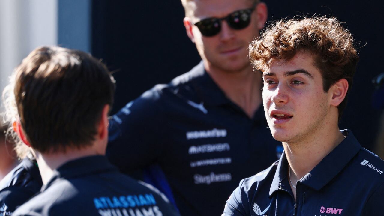 Franco Colapinto está de regreso a la F1 con el Alpine