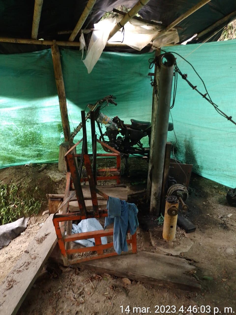 Las dragas eran utilizadas en minería ilegal