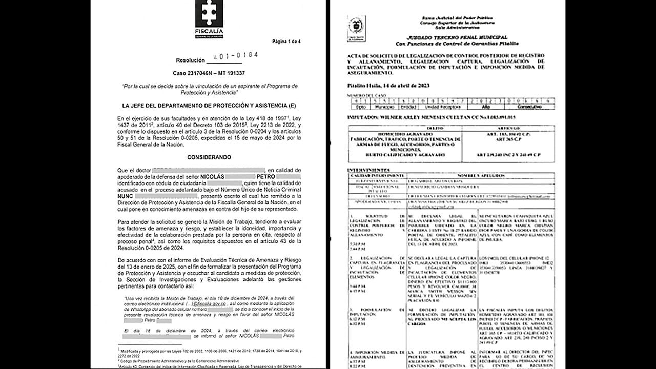 Pruebas en contra de Nicolás Petro.