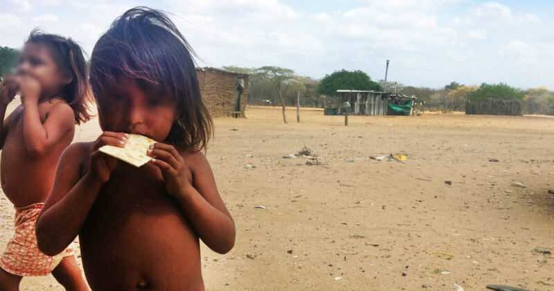Niños de La Guajira siguen muriendo de hambre.