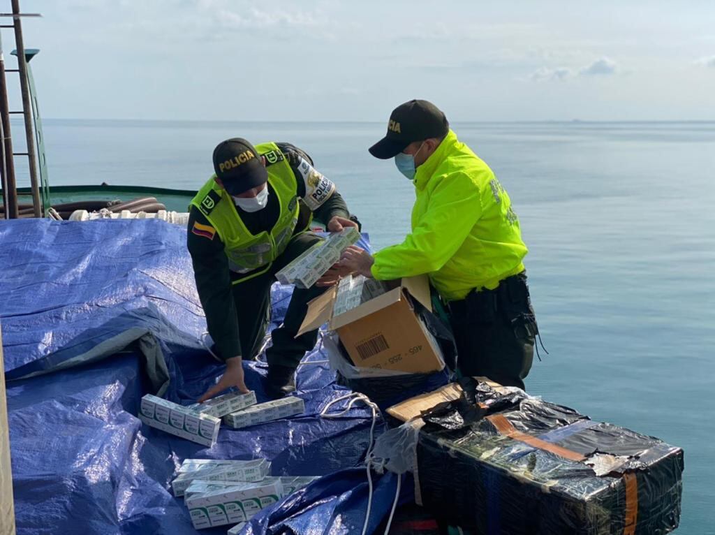 Los cigarrillos de contrabando hallados por la Policía Fiscal y Aduanera