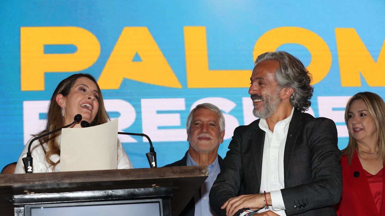 Paloma Valencia y Juan Daniel Oviedo.