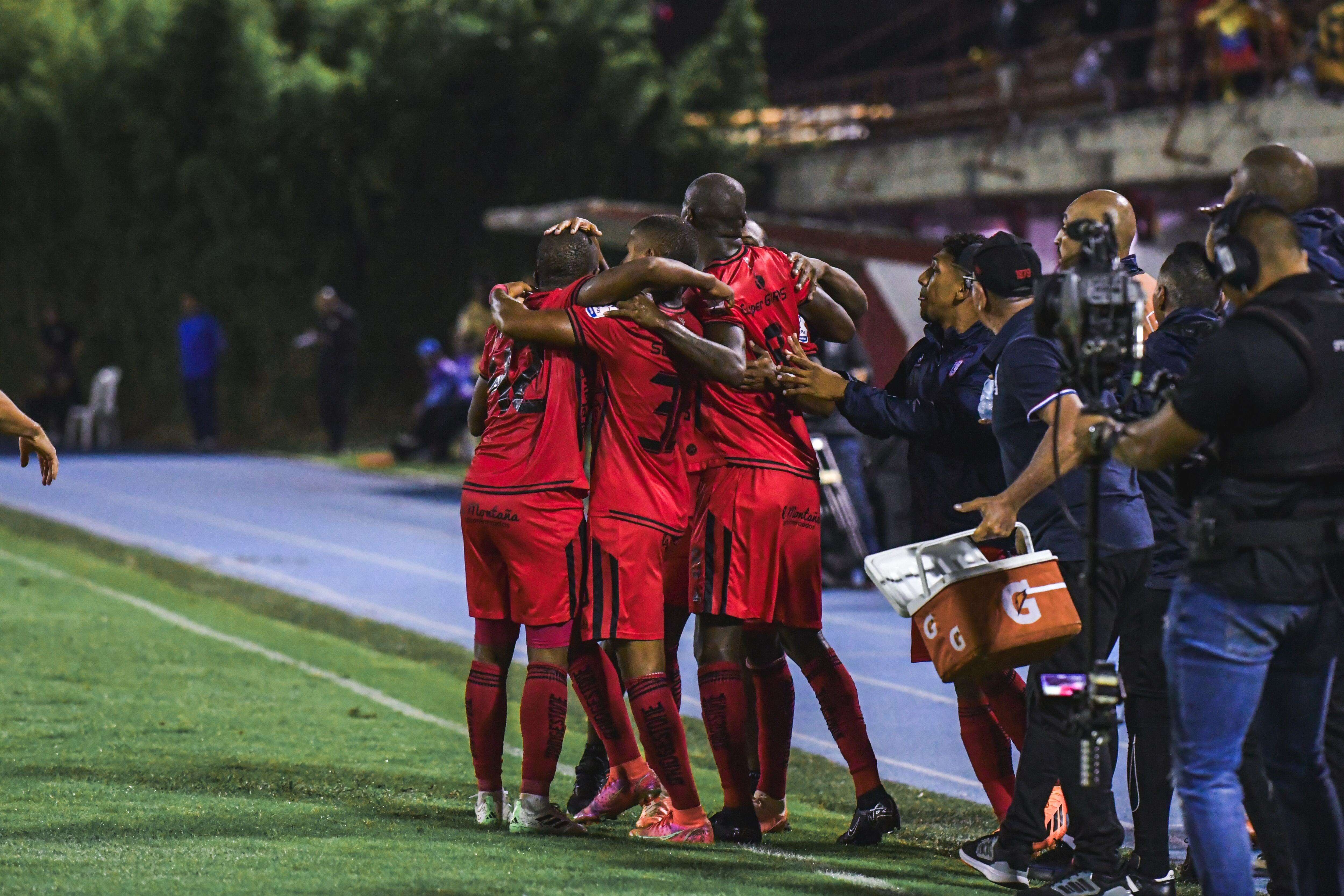 Imagen del partido entre Águilas Doradas y América de Cali por la fecha 13 del segundo semestre de la Liga colombiana 2023.
