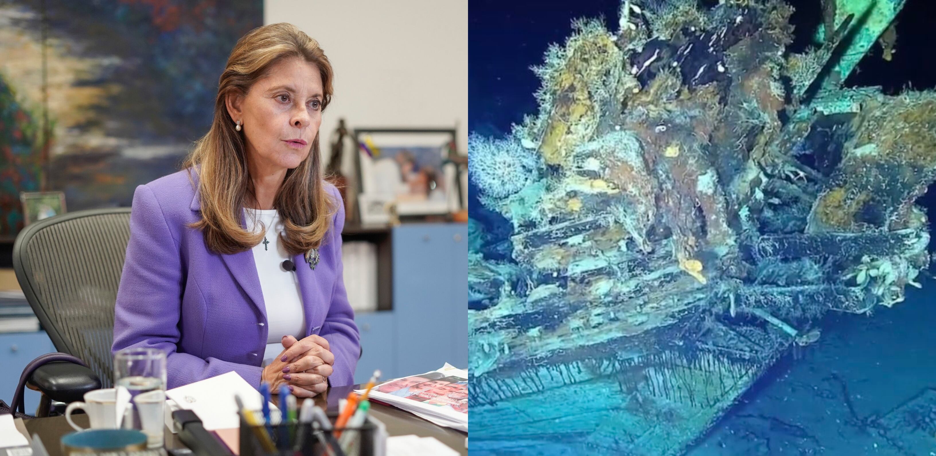 Marta Lucía Ramírez y el galeón San José