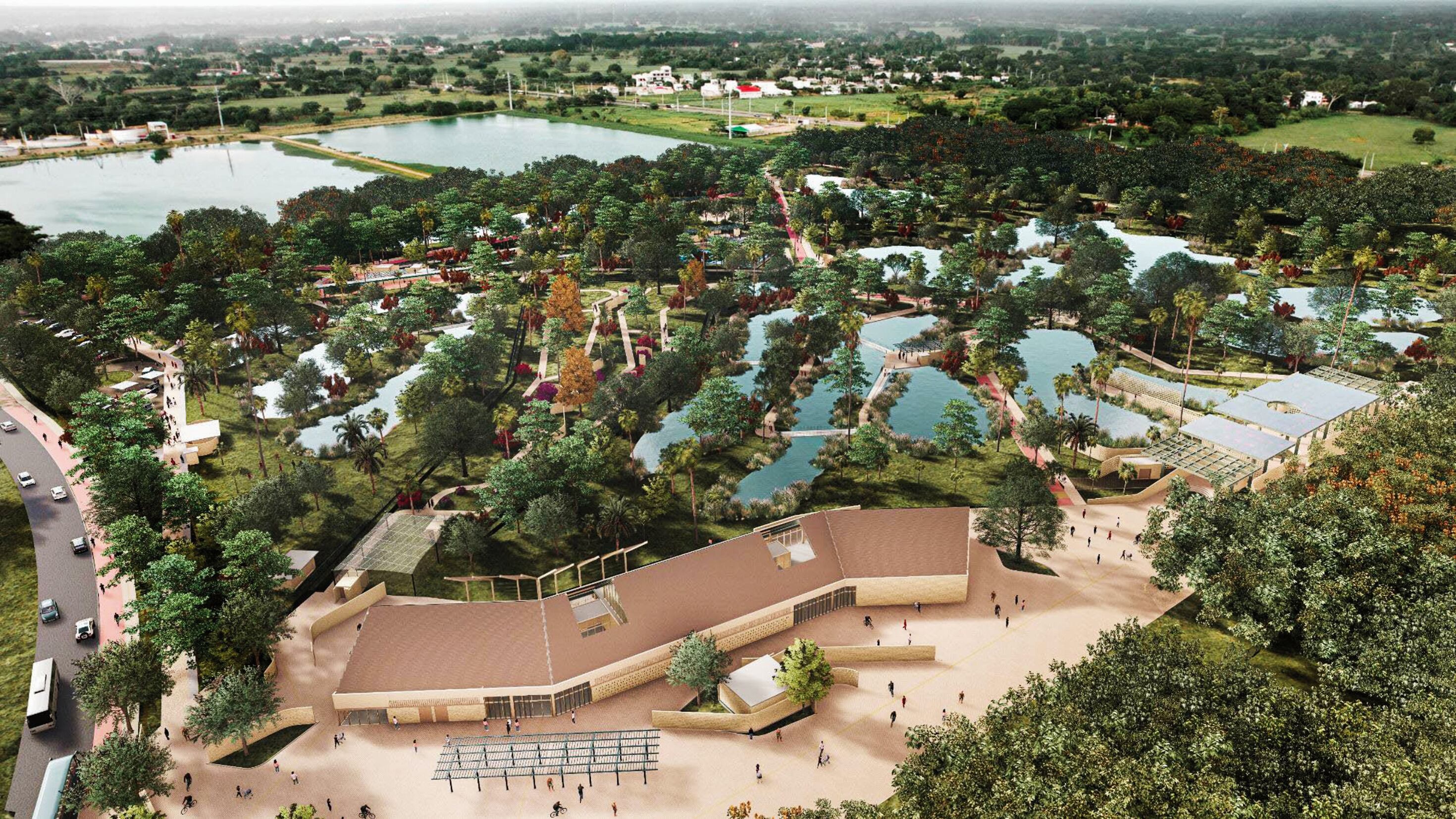 Parque Las Lagunas en Montería.