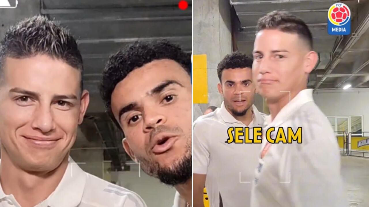 James Rodríguez y Luis Díaz han construido una gran amistad al interior de la Selección Colombia.