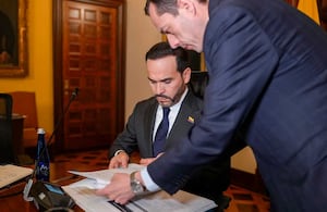 Presidente de La República, Abelardo De La Espriella.