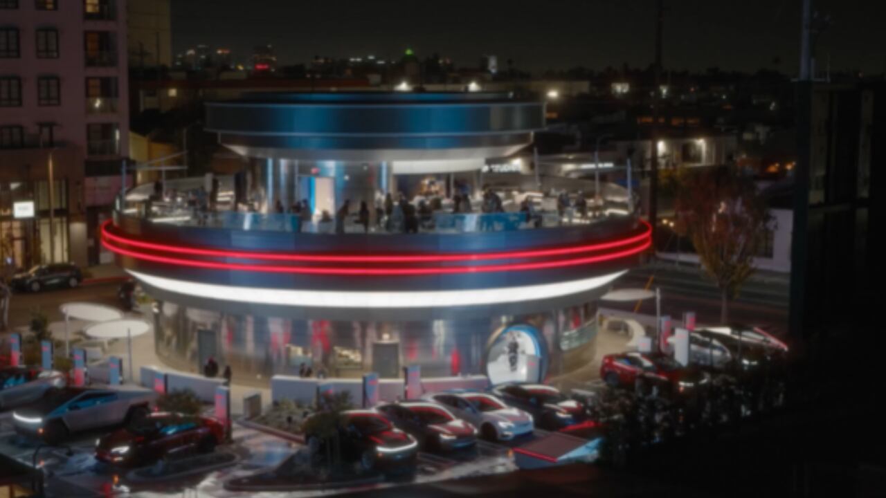 Tesla Diner, el nuevo restaurante futurista de Estados Unidos