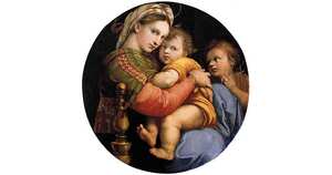 Virgen de la silla (1513- 1514), una de las obras ma´s conocidas de Rafael.