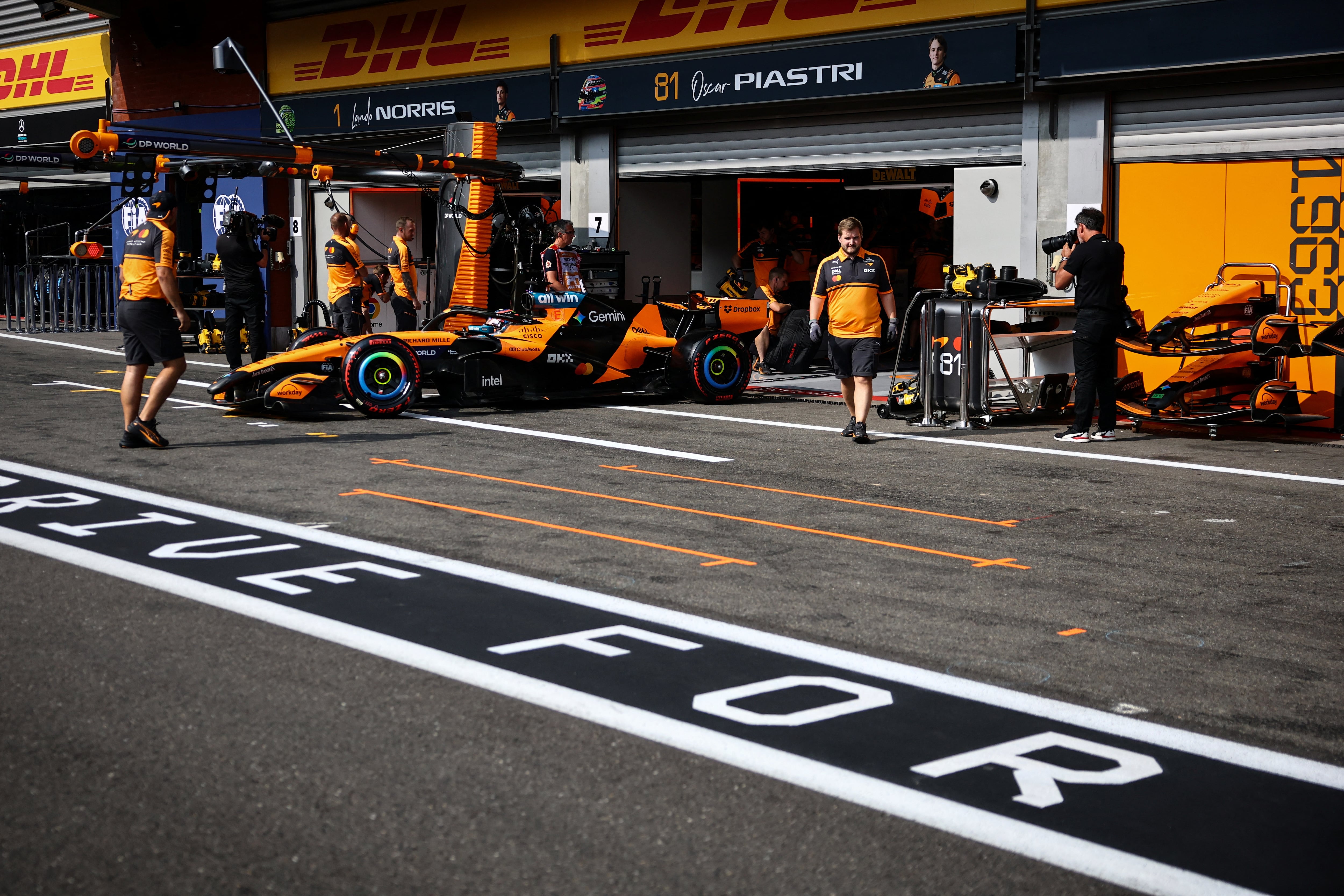 Clasificación del del GP de Bélgica de la Fórmula 1.