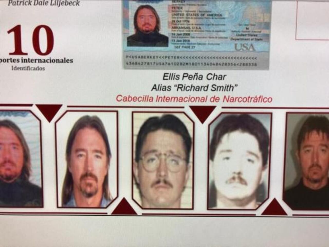 Cartel de búsqueda contra Peña Char.