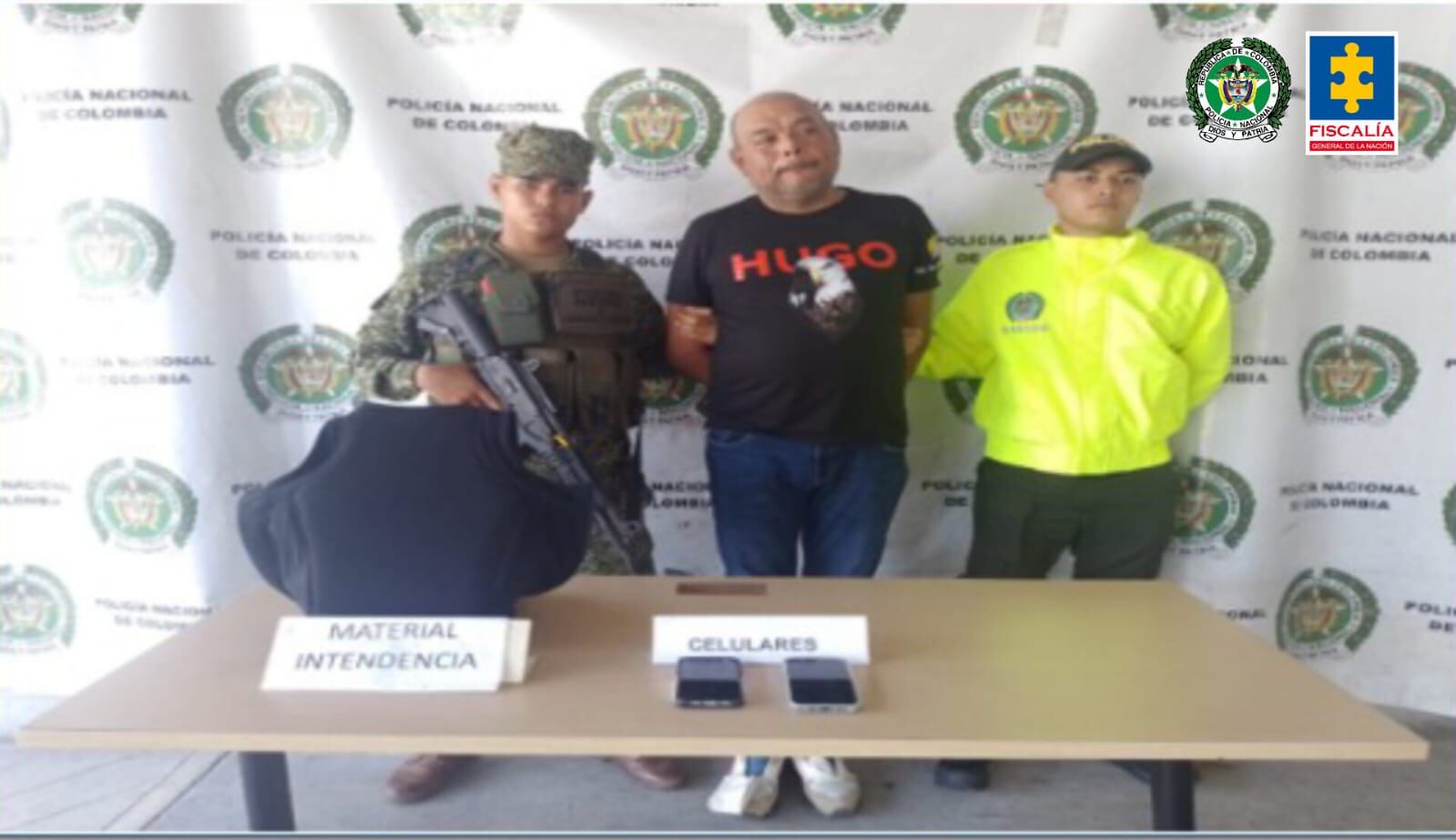 Alias Domingo, el infiltrado del Clan del Golfo, que sorprendió con particular gesto tras su captura