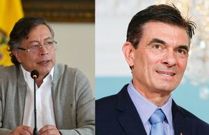 Gustavo Petro y Rodrigo Paz.