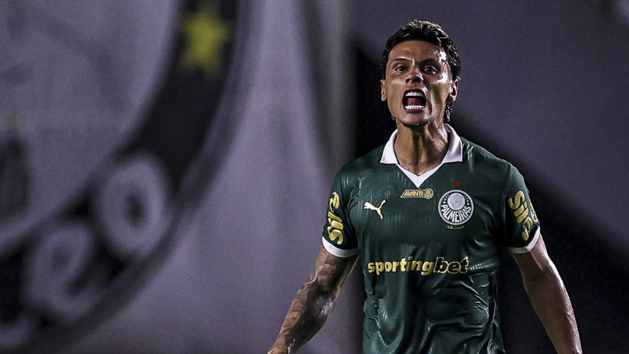 Richard Ríos, volante colombiano de Palmeiras