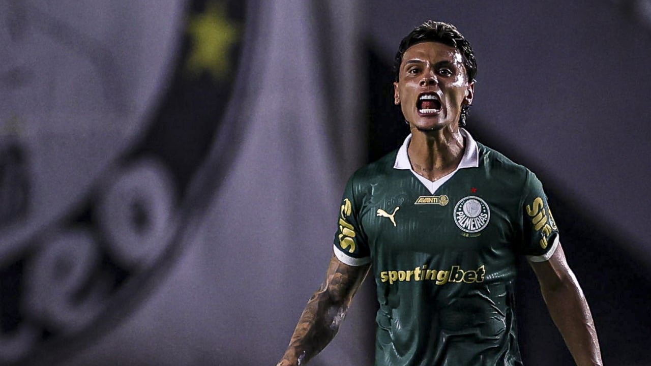 Richard Ríos, volante colombiano de Palmeiras