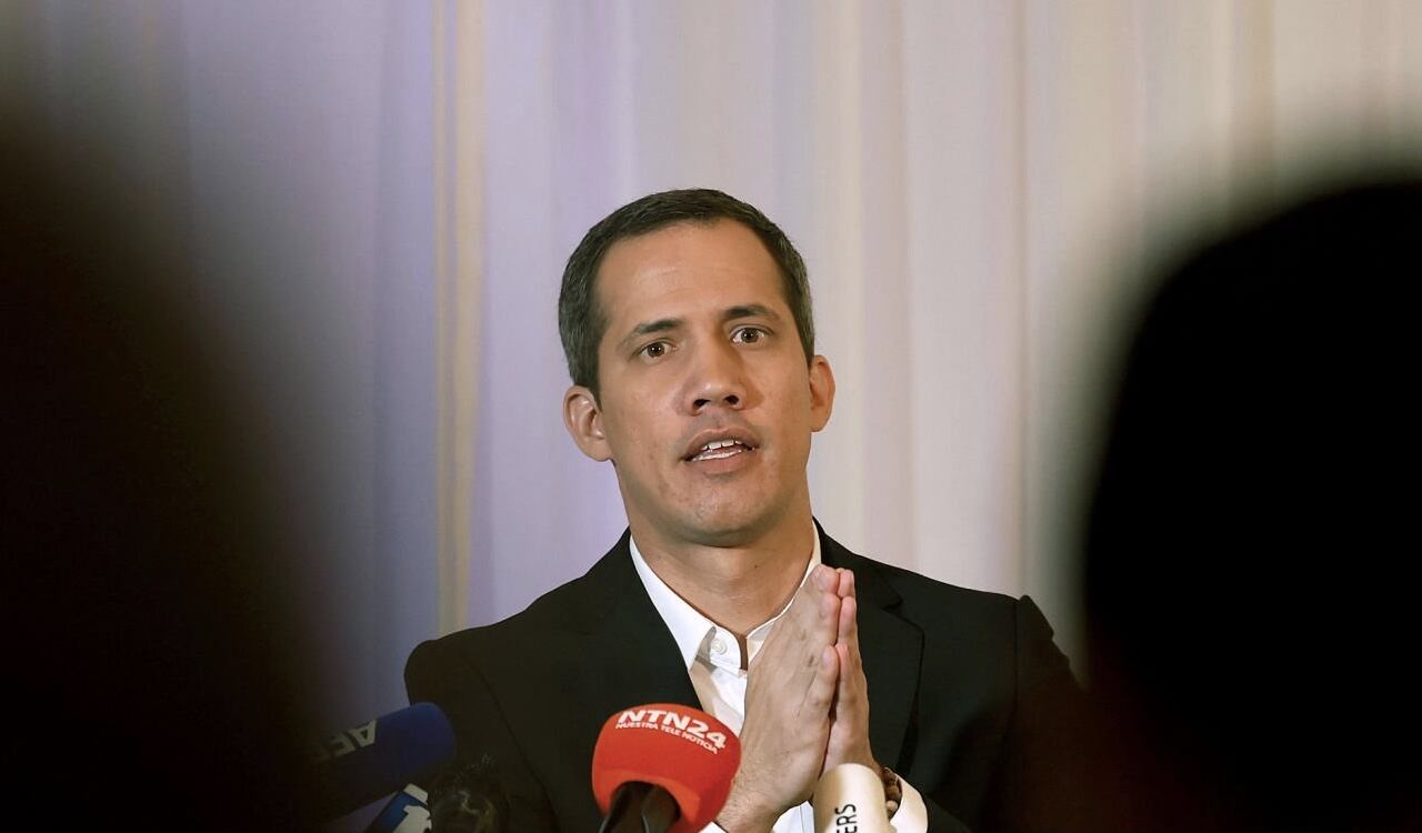 Juan Guaidó arremetió desde Estados Unidos contra Nicolás Maduro.