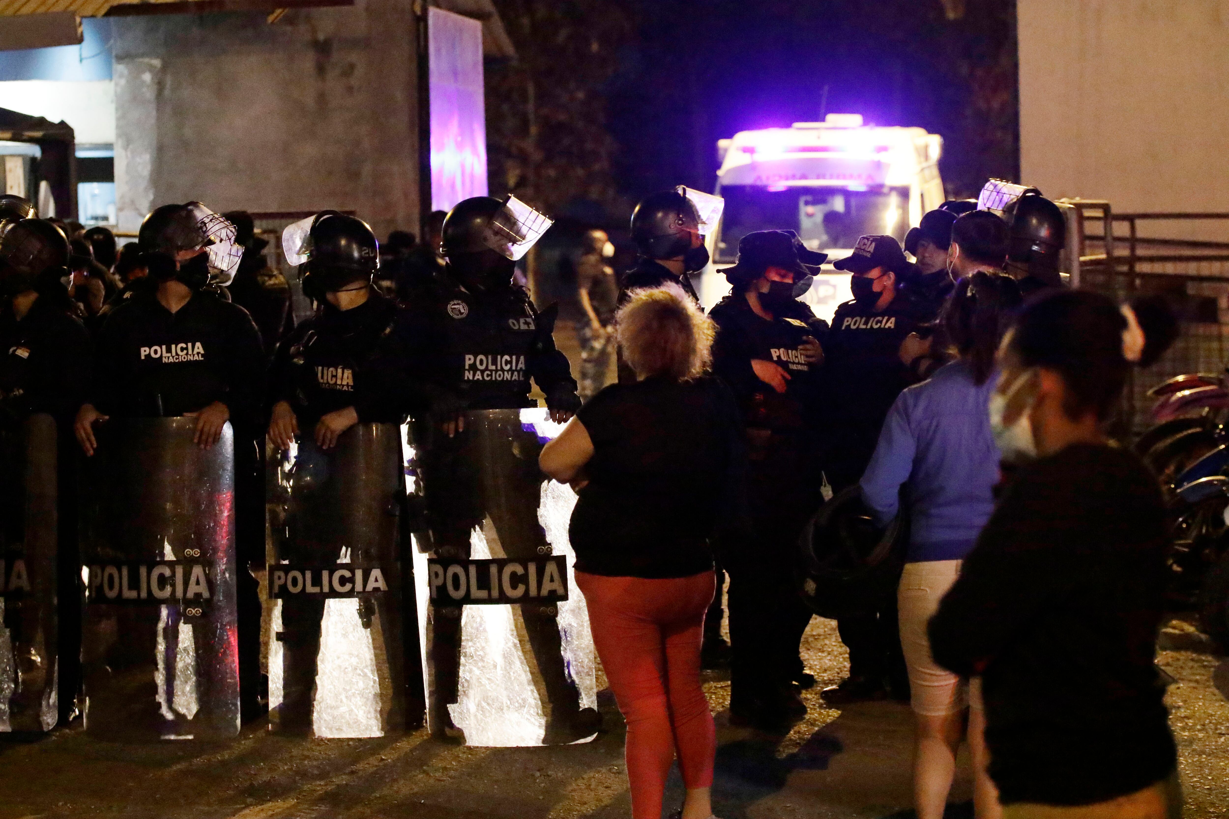 Ecuador crisis de amotinamiento