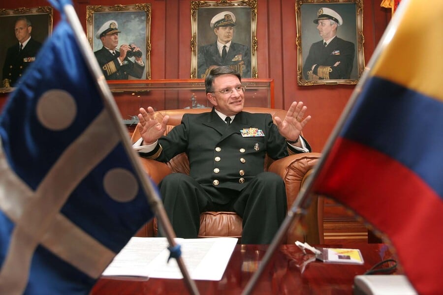 El excomandante de la Armada Nacional, almirante (r) Guillermo Barrera.