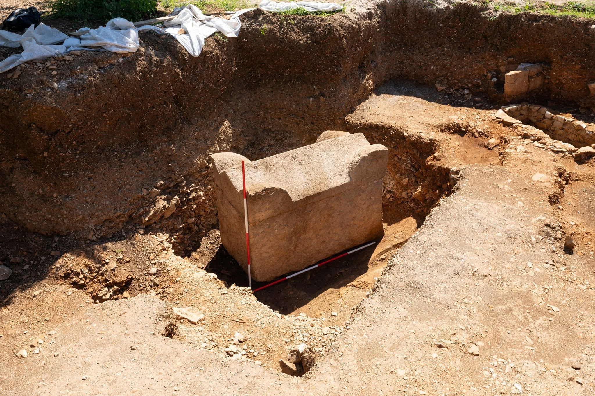 La conservación del sepulcro lo convierte en un hallazgo poco común.