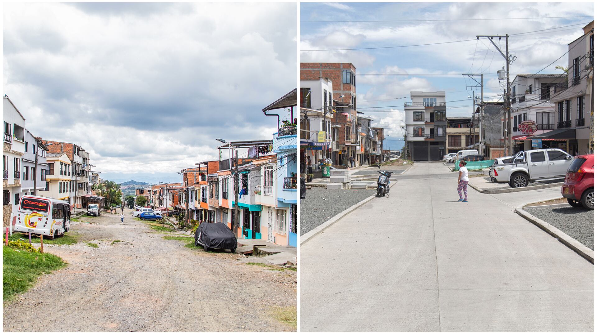 La Alcaldía de Pereira ha priorizado la ejecución de obras sectores de estratos 1, 2 y 3, como el barrio Samaria, del sector El Poblado.