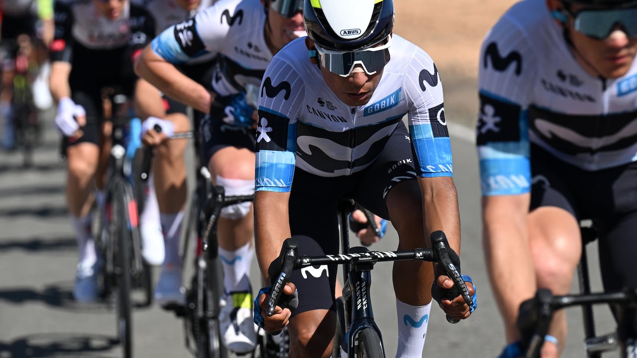 Nairo Quintana, ciclista colombiano del Movistar Team.