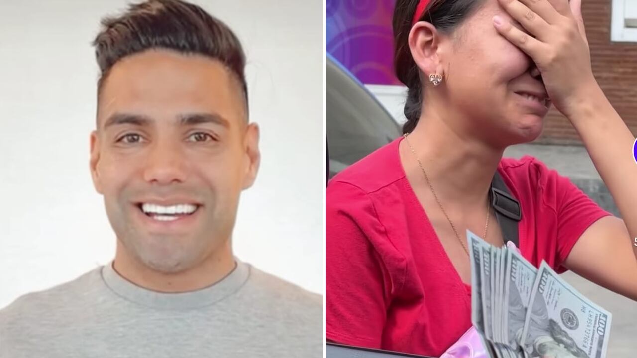 Falcao le alegró la navidad a una joven venezolana