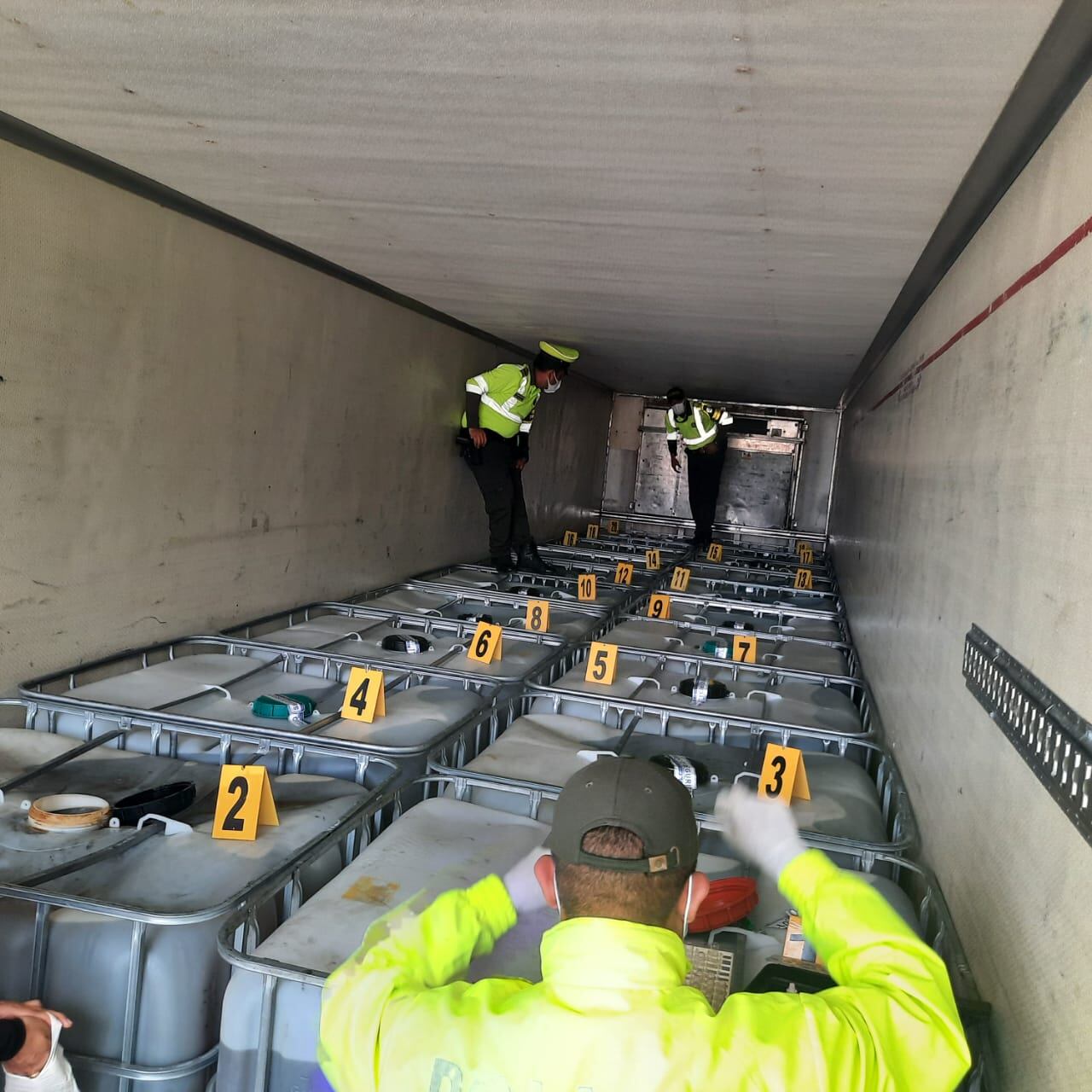 Cargamento de cocaína liquida