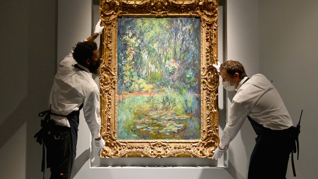 Claude Monet, "Coin du bassin aux nymphas". Foto: ANGELA WEISS / AFP.